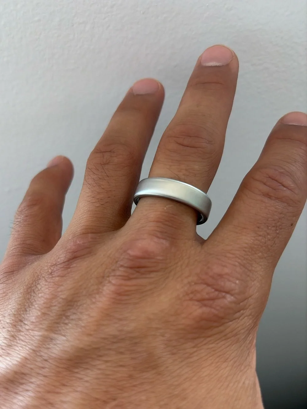 Oura Ring 5 Size 12 Brushed Silver